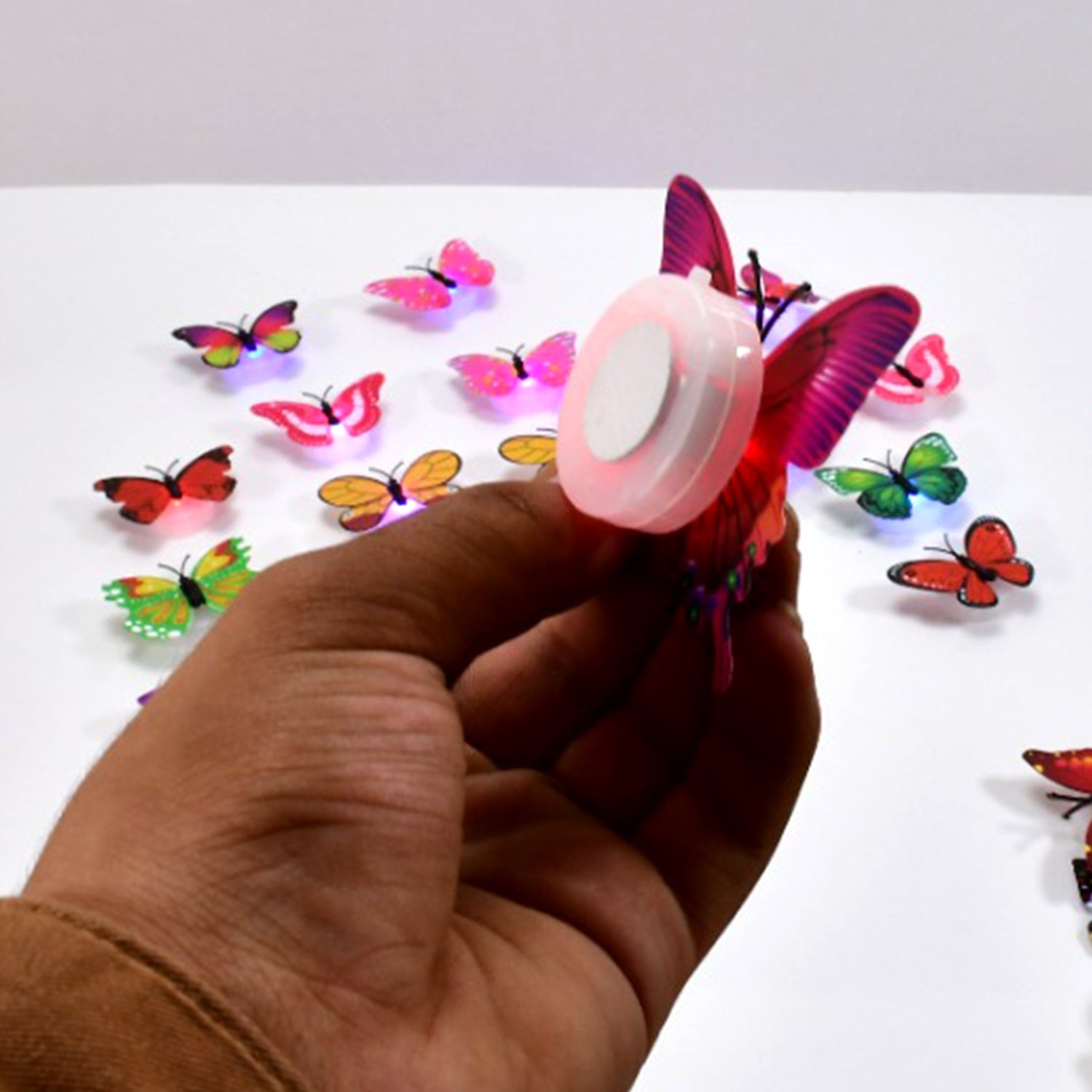 6497 BUTTERFLY 3D NIGHT LAMP COMES WITH 3D ILLUSION DESIGN SUITABLE FOR DRAWING ROOM, LOBBY. (Pack Of 50) DeoDap 6497 BUTTERFLY 3D NIGHT LAMP COMES WITH 3D ILLUSION DESIGN SUITABLE FOR DRAWING ROOM, LOBBY. (Pack Of 50) DeoDap
